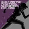 imageEpsoak Sport Epsom Salt for Athletes  Soothing  Qty 8 8 oz Pouches