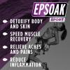 imageEpsoak Sport Epsom Salt for Athletes  Soothing  Qty 8 8 oz Pouches