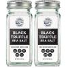 imageItalian Black Truffle Sea Salt 4 oz Glass Shaker by San Francisco Salt Company4 Ounce Pack of 2