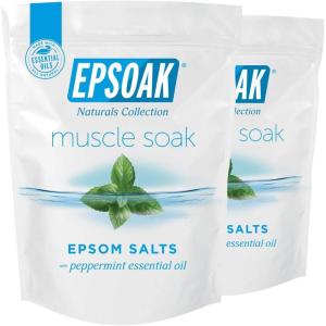 imageEpsoak Epsom Salt 2 lbs  Muscle Soak Bath Salts32 Ounce Pack of 2