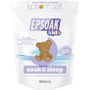 imageEpsoak Kids Lavender Soak ampamp Sleep Epsom Salt  2 lb Bag1 Ounce Pack of 80