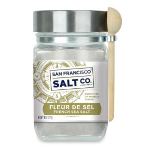 imageItalian Black Truffle Sea Salt  8 oz Chefs Jar by San Francisco Salt CompanyFleur de Sel Sea Salt
