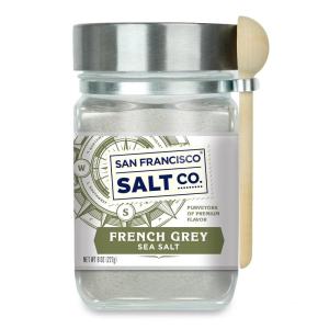 imageItalian Black Truffle Sea Salt  8 oz Chefs Jar by San Francisco Salt CompanyFrench Grey Sea Salt