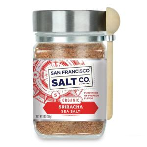 imageItalian Black Truffle Sea Salt  8 oz Chefs Jar by San Francisco Salt CompanyOrganic Sriracha Sea Salt