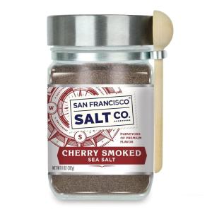 imageItalian Black Truffle Sea Salt  8 oz Chefs Jar by San Francisco Salt CompanySmoked Cherrywood Salt