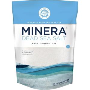 imageMinera Coarse Grain Dead Sea Salt for Bath ampamp Soaking  10 lbs FastDissolving 100 Pure ampamp Natural Unscented SkinNourishing Bulk Sea Salt80 Ounce Pack of 2