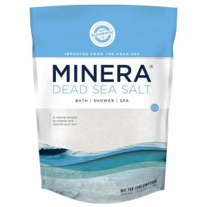 imageMinera Fine Grain Dead Sea Salt for Bath ampamp Foot Soaks  5 lbs FastDissolving 100 Pure and Natural Unscented SkinSoftening Sea Salt
