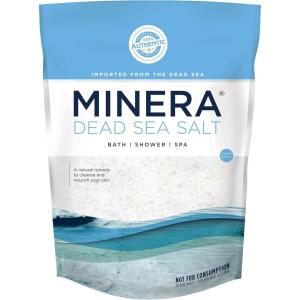 imageMinera Fine Grain Dead Sea Salt for Bath ampamp Soaking  19 lbs FastDissolving 100 Pure ampamp Natural Unscented SkinNourishing Bulk Sea Salt304 Ounce Pack of 1
