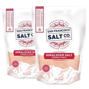 imageSherpa Pink Authentic Himalayan  4 lbs Fine Salt Qty 2 2 lb bags