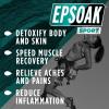 imageEpsoak Sport Epsom Salt for Athletes  Energizing Qty 8 8 oz Pouches