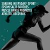 imageEpsoak Sport Epsom Salt for Athletes  Energizing Qty 8 8 oz Pouches