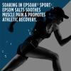 imageEpsoak Sport Epsom Salt for Athletes  Unscented Qty 8 8 oz Pouches