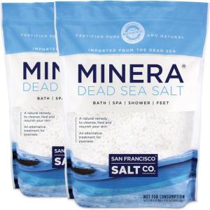 imageMinera Dead Sea Salt  38 lbs Coarse Grain Qty 2 x 19 lb Bags304 Ounce Pack of 2