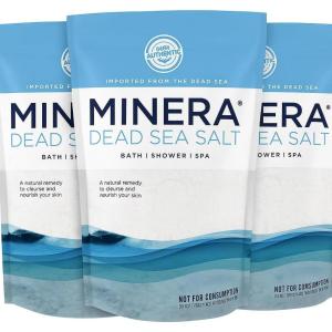 imageMinera Dead Sea Salt  57 lbs Coarse Grain Qty 3 x 19 lb Bags