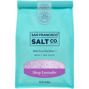 imageSleep Lavender Bath Salts 10 lb Bulk Bag by San Francisco Salt CompanySleep Lavender Bath Salts